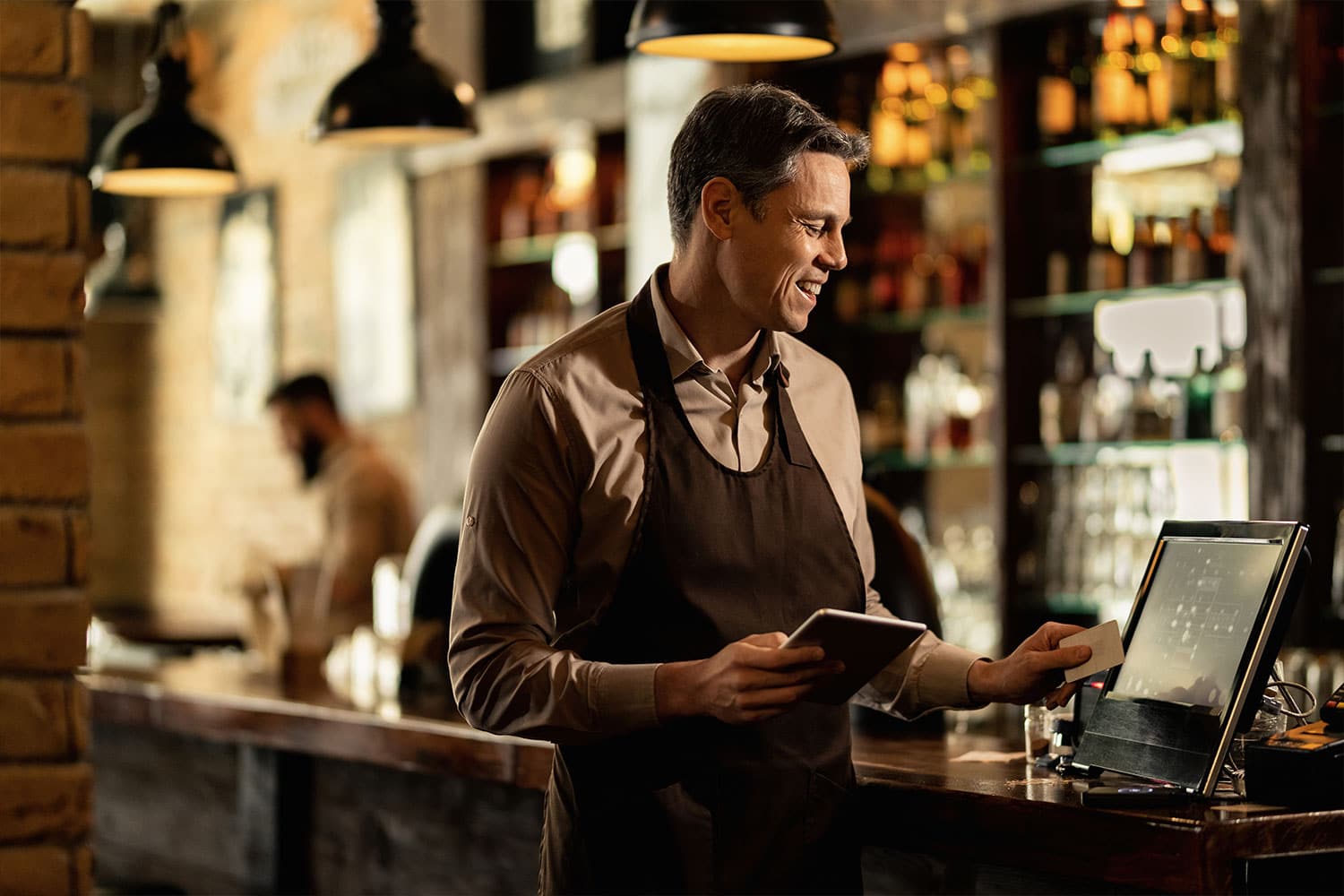 c4x hospitality waiter at POS